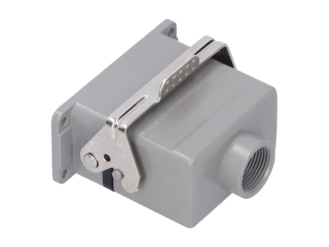 2026as-conector De Alta Resistencia Rectangular 10pin Botón Único Para Suministros Industriales