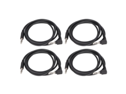 4 Cables Aux De 3,5 Mm Macho A Macho Para Audio Auxiliar, Para Estéreo De Coche, Auriculares Y Altavoces.