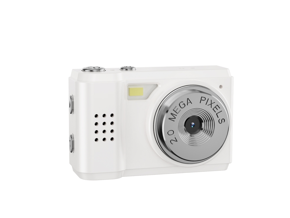 (blanco - 64 Gb) Mini Cámara Con Pantalla, Sensor Cmos, Hd 1080p, Capacidad De Grabación De Video