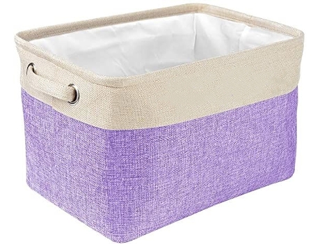 Cesta de almacenamiento de juguetes para perros plegable - Caja de almacenamiento rectangular para juguetes para perros, abrigos, ropa para perros,...