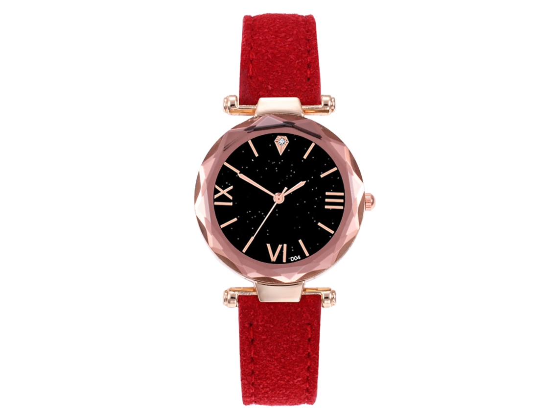 Reloj De Pulsera Para Mujer Con Números Romanos, Correa De Piel Sintética, Estilo Casual Y Moderno.