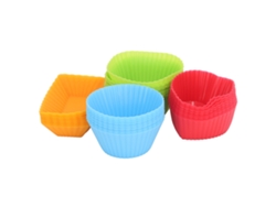 40 Molds De Silicona Para Bento Y Hornear No Pegantes Reutilizables Accesorios Para Caja De Almuerzo