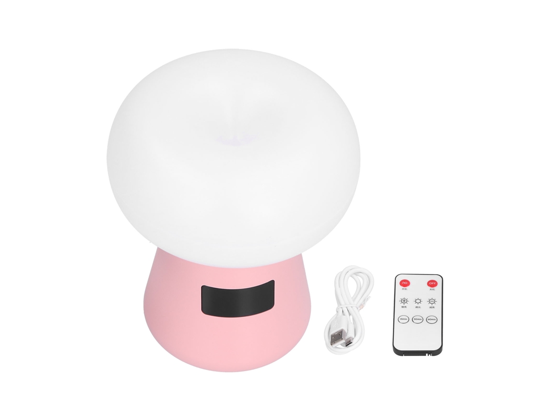 Lámpara De Noche Con Control Remoto, Batería Litio Integrada 1800 Mah, Carga Usb Y Función Temporiza