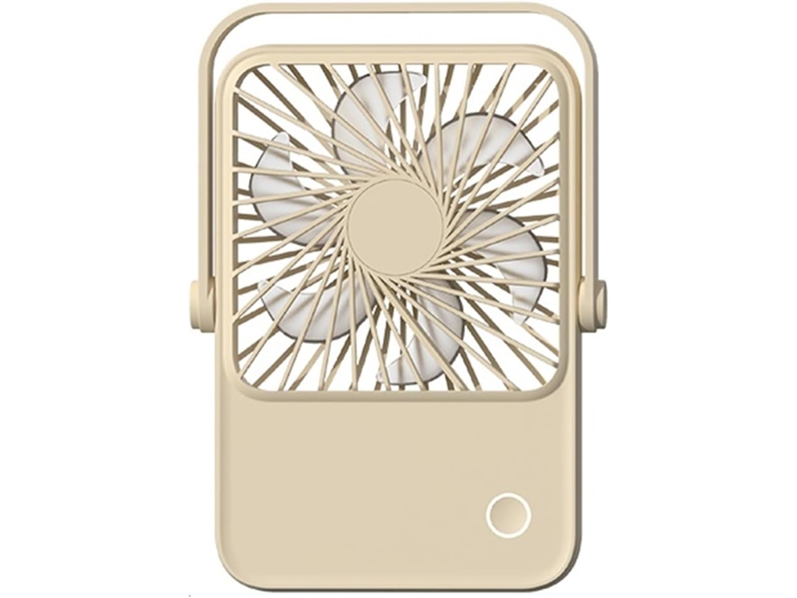 Mini ventilador de mesa portátil USB para uso doméstico y exterior.