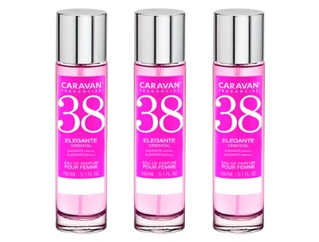 3x Perfume de Mujer Nº38 150ml CARAVAN