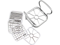 Herramienta multiusos para papas fritas, acero inoxidable, 5 métodos de corte, diseño ergonómico, ahorro de esfuerzo, factor de corte rápido para cocina en C