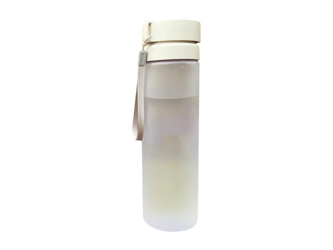 Botella De Agua Deportiva Ligera Y Portátil, Resistente A Desgarros, Con Tapa Blanca Mate, Ideal Para El Gimnasio Y Estudiantes, 800 Ml.