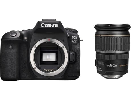 Cámara Reflex CANON EOS 90D + Objectivo EF-S 17-55MM F2.8 IS USM (APS-C)