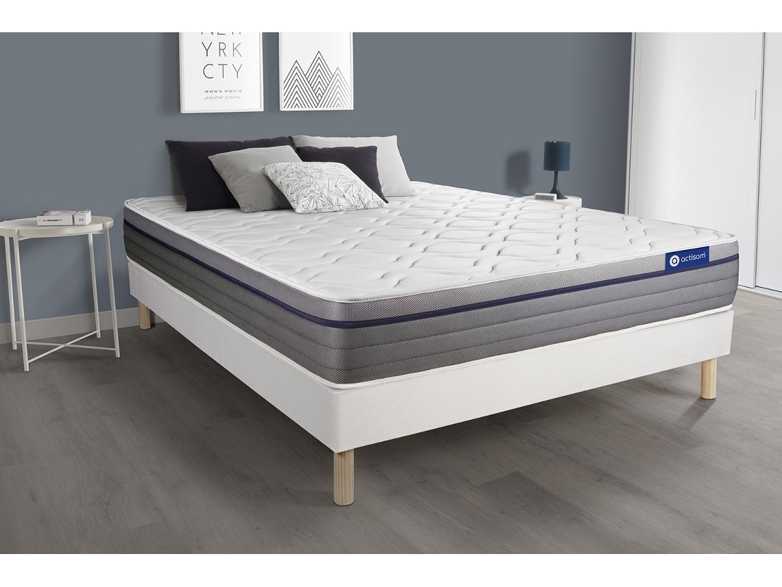 Somier Actiflex Zen Multiláminas Zonas ACTISOM Espuma con memoria Blanco (140x200)