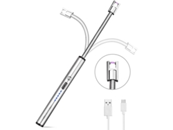 Encendedor Eléctrico De Arco Recargable Por Usb, Sin Llama, Resistente Al Viento, Para Velas Y Usos Múltiples.
