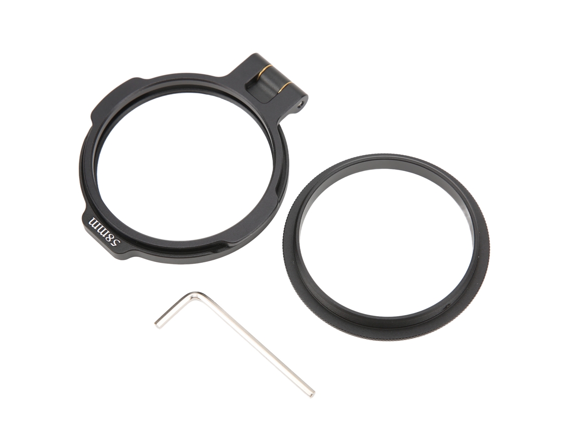 Soporte Para Filtros De Lente Resistente Y Duradero, Cambio Rápido, Múltiples Tamaños, Anillo Adaptador Conveniente Para Lente 58mm