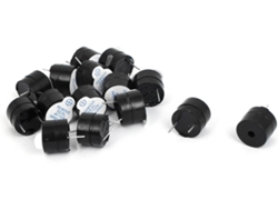 Zumbador Electrónico De Tono Continuo De 12 Mm De Diámetro. 5 V Cc. 2 Terminales.