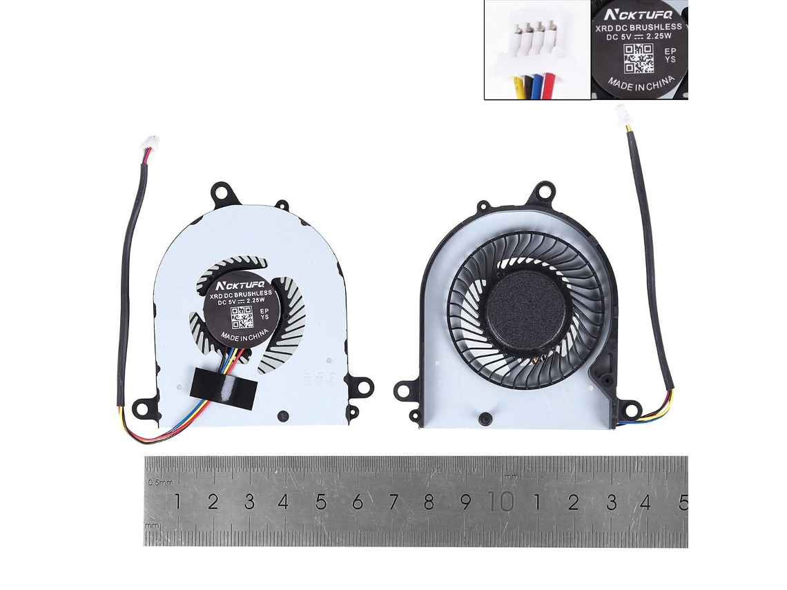 Ventilador para portátil MSI Modern PS63 8RC 8M MS 16S1 16S3 16S2 CPU, alta compatibilidad con copias