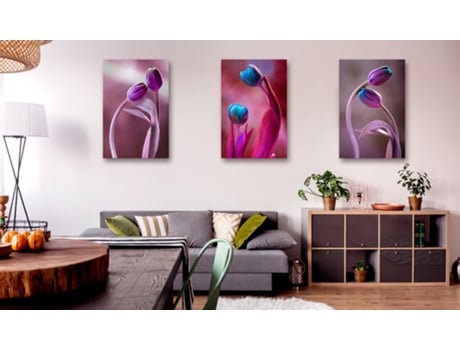 Cuadro ARTGEIST Tulipes amoureux (60x30)