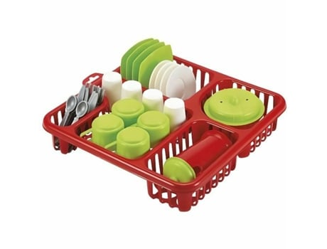 Accesorio de Casas de Juguete ECOIFFIER Set de Vajilla Drainer Square Garni (Edad Mínima Recomendada: 1 año)