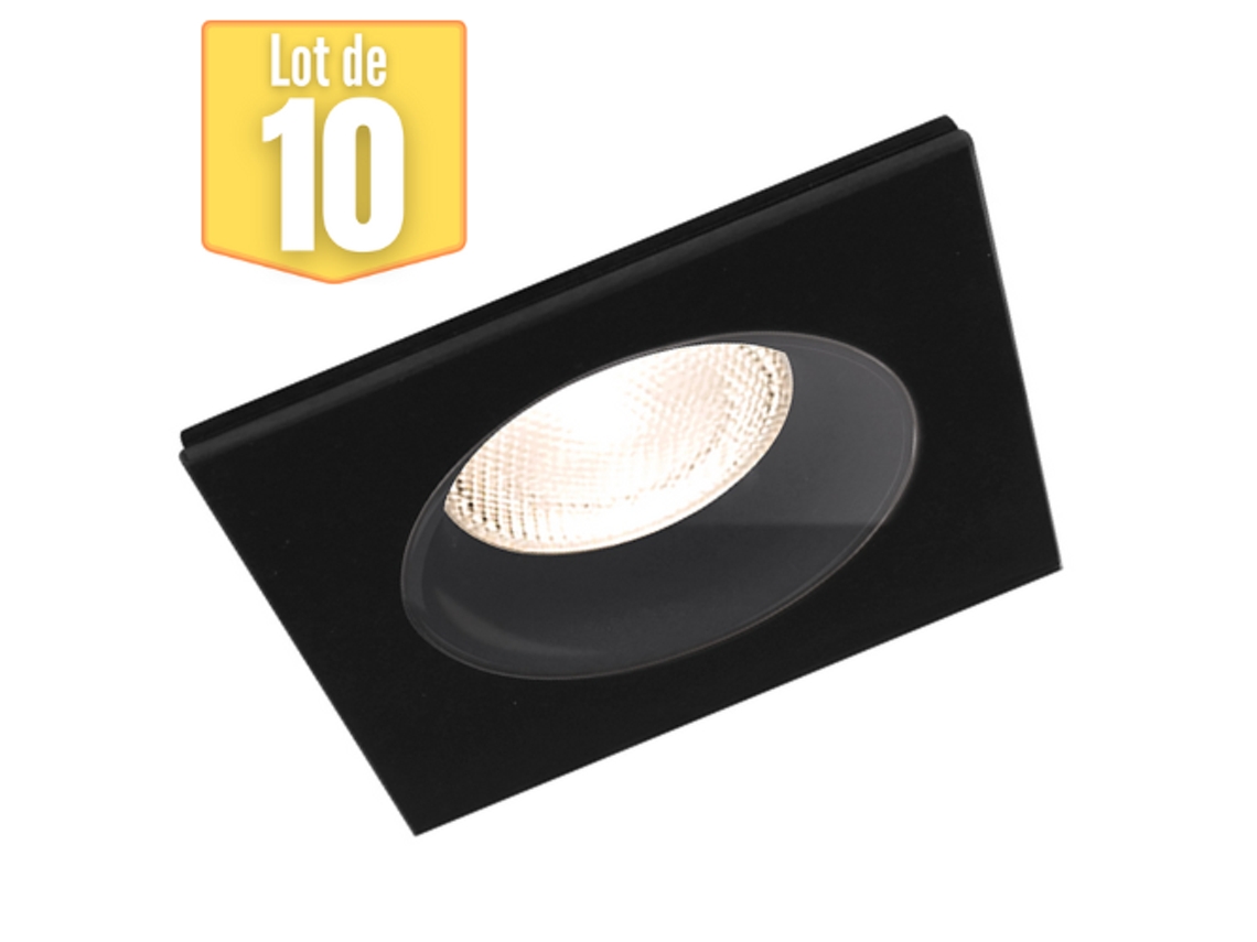 Conjunto de 10 soportes de cuadrados cuadrados IP54 BRAYTRON