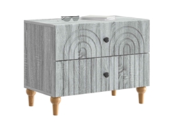 Maison Exclusive - Armario De Noche Con Cajón Gris Sonoma 62 X 34,5 X 48 Cm