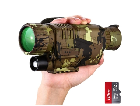 Prisma Bak4 gran angular impermeable monocular HD de alta potencia 12X50 adecuado para observación de aves adultas en C-Negro YIZHOOD