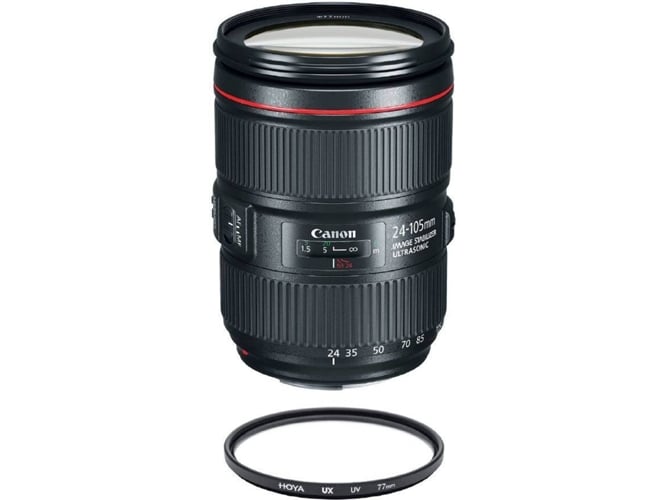 Objetivo CANON EF 24-105mm F4L IS II USM + HOYA UX UV 77mm Filtro