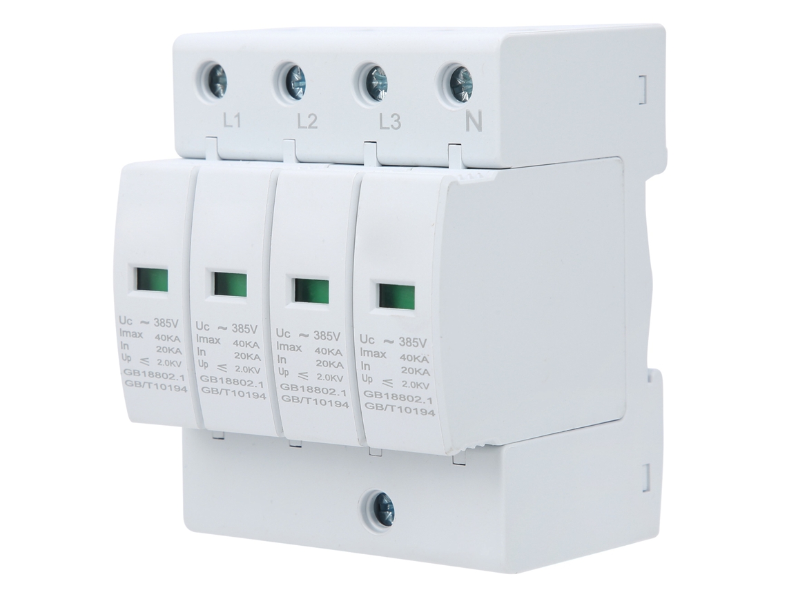 Protector De Sobrecarga 4p Dispositivo De Protección Contra Rayos Aislación Alta Equipo Eléctrico