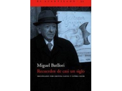 Libro Recuerdos De Casi Un Siglo de Miguel Batllori (Español)
