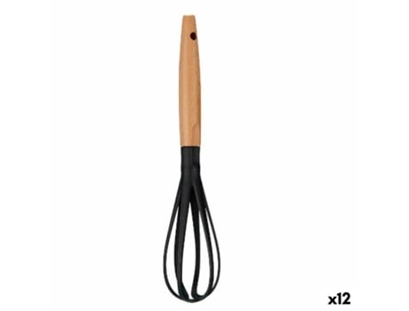 Batidor de Varillas Manual Madera 6,5 x 31 x 6 cm (12 Unidades)