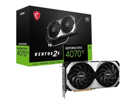 Tarjeta Gráfica Rtx 4070Ti Ventus 2X 12G Oc MSI