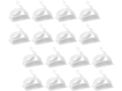 120 Clips Autoadhesivos Ajustables Para Cables, Soportes De Cables Blancos Para Oficina.