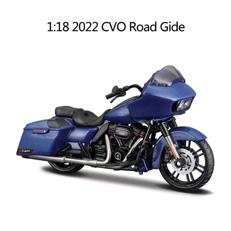 (azul) Modelo De Motocicleta De Aleación 1:18 Con Amortiguador, Juguete Coleccionable