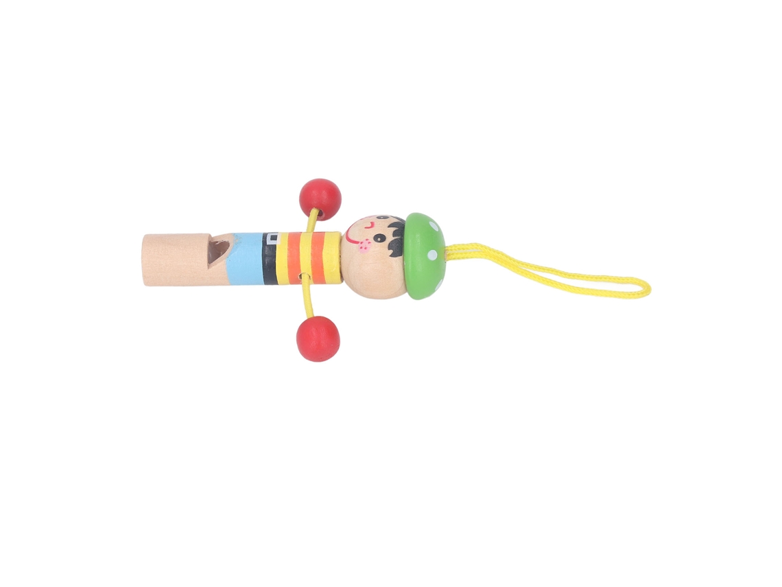 Silbato De Madera Para Niños, Flauta Musical Colorida, Juguete Educativo Con Diseño De Pirata De Dibujos Animados.