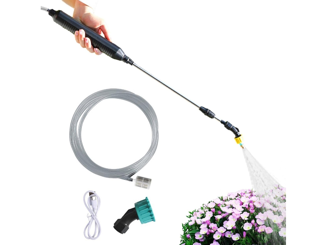 Pulvérisateur Eléctrico | De Jardin Extérieur Usb Avec Tuyau (2m) Lavage Voiture Portable