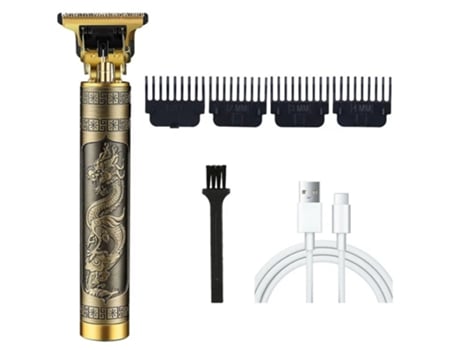 Cortadora de cabello eléctrica profesional para hombres cortadora de cabello para barba con hoja en T cortadora inalámbrica y recargable
