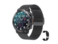 Reloj inteligente militar para hombre, resistente, con monitor de ritmo cardíaco y monitor de actividad física para bicicleta eléctrica (contesta y realiza llamadas)