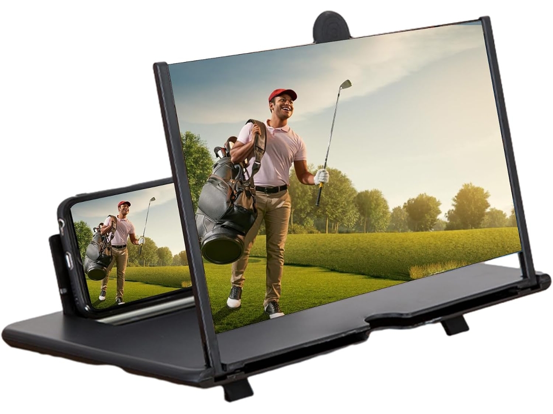 Amplificador De Pantalla Hd Para Smartphone De 14 Pulgadas | Soporte Plegable