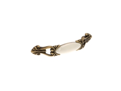 Tirador Para Mueble De Zamac Y Porcelana Distancia Entre Centros 96mm Lote De 25 Tiradores Antiguos Florence