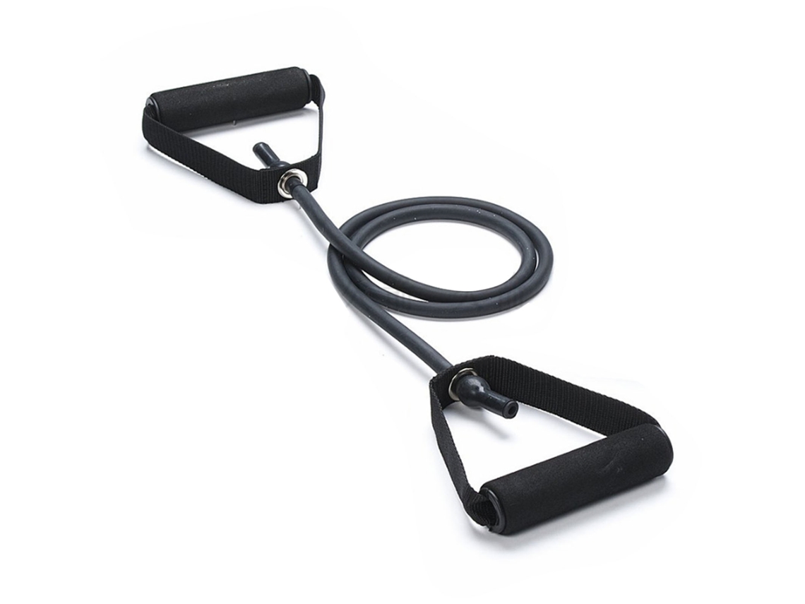 Cuerda Elástica Recta De 13,6 Kg (30 Lb) De Tensión, Fabricada En Tpe, Para Entrenamiento De Fuerza Y Fitness, Con Agarre Cómodo.