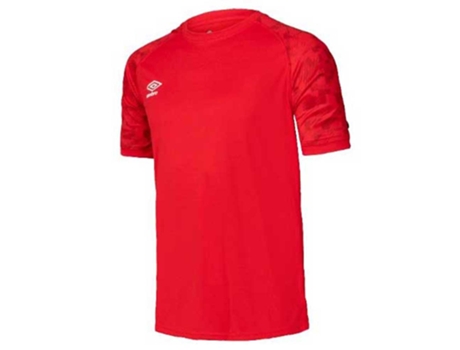 Camiseta de Hombre para Fútbol UMBRO Kabele Rojo (XL)