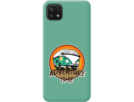 Carcasa Samsung Galaxy A22 5G TUMUNDOSMARTPHONE Adventure Time Verde
