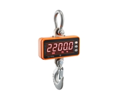 Báscula de grúa digital, capacidad de 2200 lb, función de control remoto, 1000 kg OEM