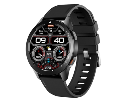 Fw05 Sports Smartwatch Control de Acceso Llamadas Bluetooth Medición de Temperatura Negro VEANXIN