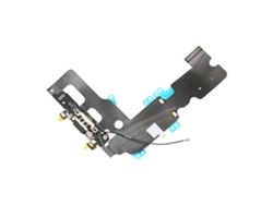 Módulo De Puerto De Carga Usb, Conector De Base, Antena Flexible De Señal Para Iphone 7 Plus (negro)
