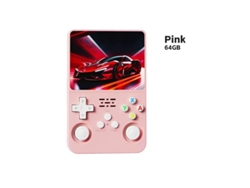 Consola De Jogos Porttil Fwinl R36s Jogo De Arcade Retro Porttil, Sistema Duplo 3d, Rosa 128gb