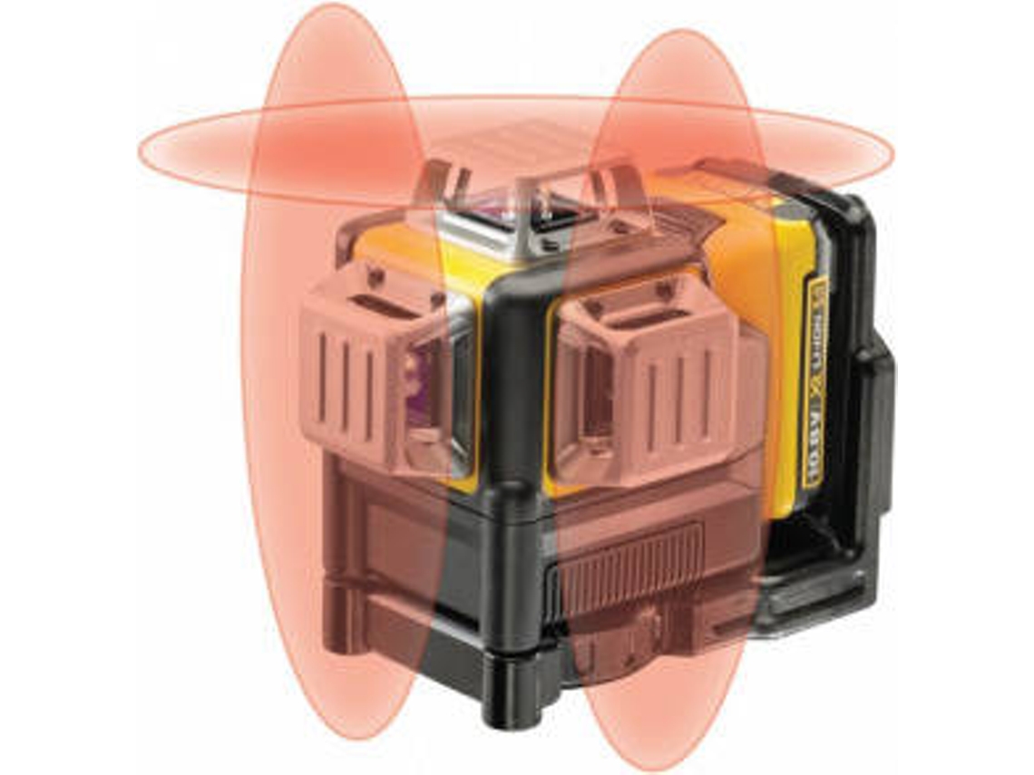 Láser Autonivelante de Líneas En Cruz DEWALT 3x 360º 10,8V