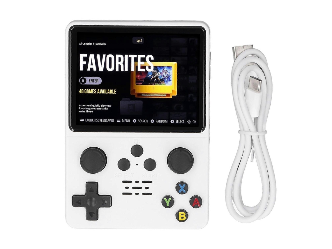 Consola De Juegos Portátil R35s Con Pantalla Ips De 3,5 Pulgadas, Reproductor De Juegos Portátil Retro Para Sistema Linux De Código Abierto