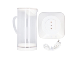 Taza De Agua Rica En Hidrógeno De 1200 Ml Con Usb Y Generador Pem Spe Portátil De 1600 Ppb