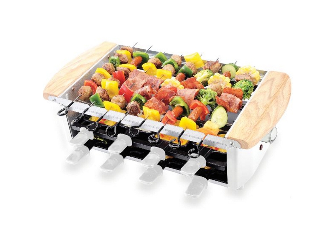 Raclette LITTLE BALANCE 8 personas 1200W Raclette Grill + Grill + pincho 8263