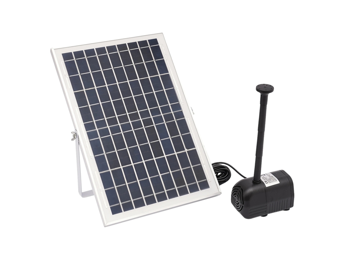 Bomba de fuente solar con caudal de 1000 l/h, funcionamiento ecológico, 17 V, OEM UE