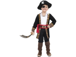 Disfraz de Niño DISFRAZZES Pirata Casaca Negra (Talla: 3 a 4 años)