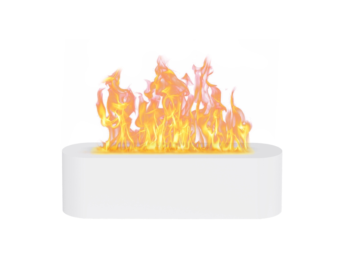 Humidificador ultrasónico, generador de vapor frío, atomizador de aceites esenciales, lámpara de aromaterapia Mdug (blanca)