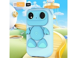 Cámara para niños con pantalla táctil de 2,8 pulgadas, tarjeta de memoria de 32 GB y lector de tarjetas Digitallab (azul)